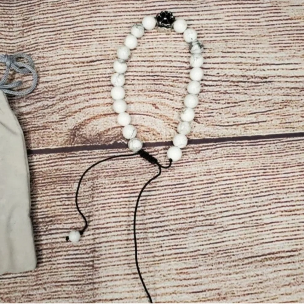 Pawz paw print marble bracelet